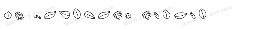 JF Cotswold Leaves字体转换